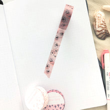 Load image into Gallery viewer, LINE ART FLORALS Washi Tape