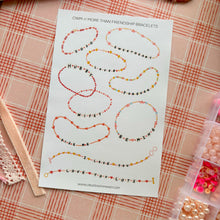 Load image into Gallery viewer, MORE THAN FRIENDSHIP BRACELETS Sticker Sheet