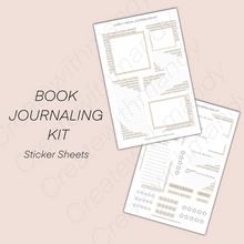 Load image into Gallery viewer, BOOK JOURNALING KIT Sticker Set
