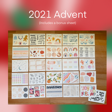 Load image into Gallery viewer, STICKER ADVENT CALENDAR // Past Christmas Editions // Wrapped or Unwrapped