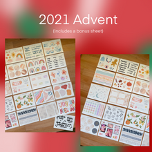 Load image into Gallery viewer, STICKER ADVENT CALENDAR // Past Christmas Editions // Wrapped or Unwrapped