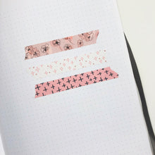 Load image into Gallery viewer, LINE ART FLORALS Washi Tape