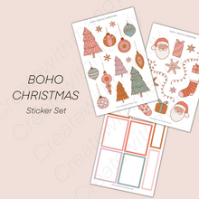 Load image into Gallery viewer, BOHO CHRISTMAS Sticker Set