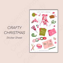 Load image into Gallery viewer, CRAFTY CHRISTMAS Sticker Sheet