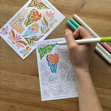 Load image into Gallery viewer, DIY MOD FLORALS Sticker Sheet