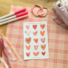 Load image into Gallery viewer, YOU MAKE MY HEART SMILE Sticker Sheet
