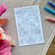 Load image into Gallery viewer, DIY MOD FLORALS Sticker Sheet