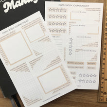 Load image into Gallery viewer, BOOK JOURNALING KIT Sticker Set