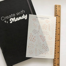 Load image into Gallery viewer, WATERCOLOR MARKS Transparent Sticker Sheets