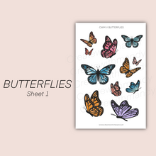 Load image into Gallery viewer, BUTTERFLIES Sticker Set