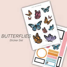 Load image into Gallery viewer, BUTTERFLIES Sticker Set