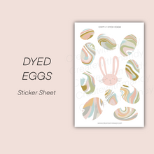 Load image into Gallery viewer, DYED EGGS Sticker Sheet