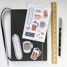 Load image into Gallery viewer, COFFEEHOUSE Sticker Sheet
