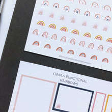 Load image into Gallery viewer, FUNCTIONAL Rainbows Sticker Set