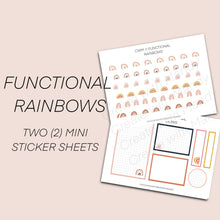 Load image into Gallery viewer, FUNCTIONAL Rainbows Sticker Set