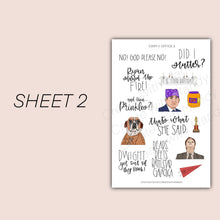 Load image into Gallery viewer, OFFICE Sticker Sheets