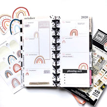 Load image into Gallery viewer, BOHO RAINBOWS Sticker Sheet