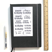 Load image into Gallery viewer, BIRTHDAYS Sticker Sheet