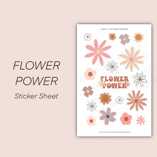 Load image into Gallery viewer, FLOWER POWER Sticker Sheet
