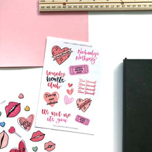 Load image into Gallery viewer, LONELY HEARTS CLUB Sticker Sheet