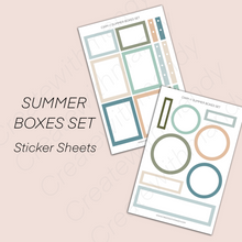Load image into Gallery viewer, SUMMER BOXES SET Sticker Sheets