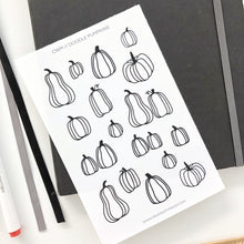 Load image into Gallery viewer, DOODLE PUMPKINS Sticker Sheet