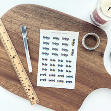 Load image into Gallery viewer, CLEAR HEADERS Sticker Sheet