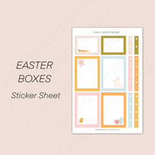 Load image into Gallery viewer, EASTER BOXES Sticker Sheet