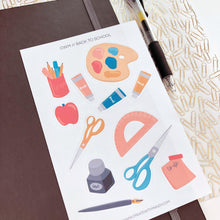 Load image into Gallery viewer, BACK TO SCHOOL Sticker Sheet