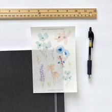 Load image into Gallery viewer, WATERCOLOR FLORALS Sticker Sheet