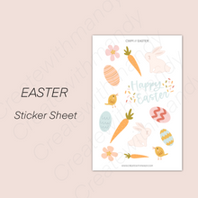 Load image into Gallery viewer, EASTER Sticker Sheet