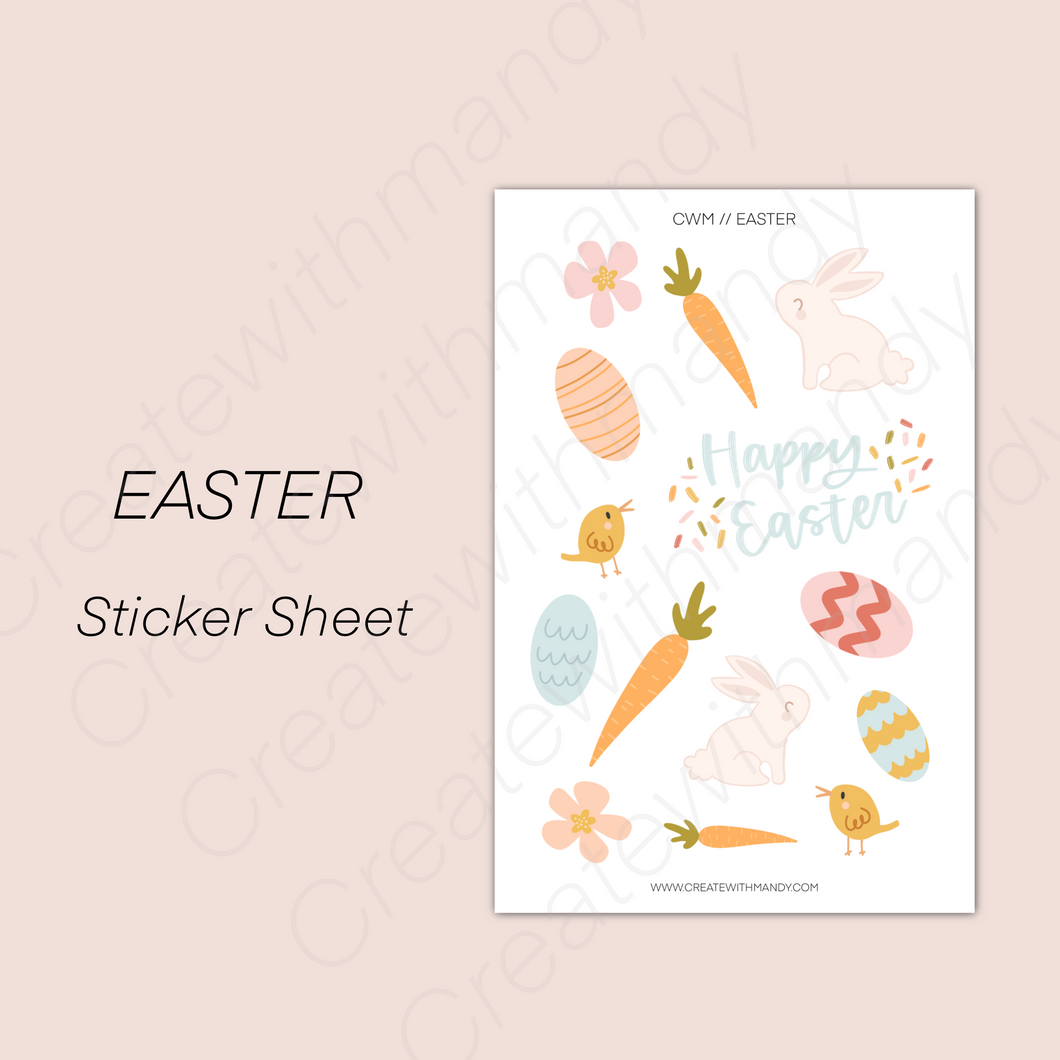 EASTER Sticker Sheet