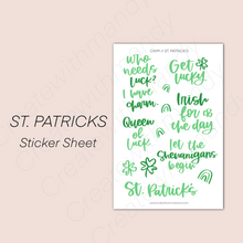 Load image into Gallery viewer, ST. PATRICKS Sticker Sheet