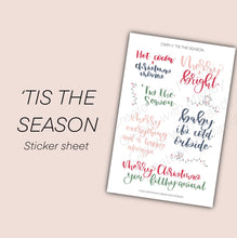 Load image into Gallery viewer, ‘TIS THE SEASON Sticker Sheet
