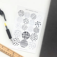 Load image into Gallery viewer, ABSTRACT CIRCLES Sticker Sheet