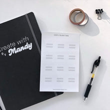 Load image into Gallery viewer, BLANK TABS Sticker Sheet