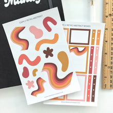 Load image into Gallery viewer, RETRO ABSTRACT Sticker Set