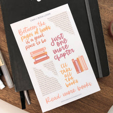 Load image into Gallery viewer, BOOK LOVER Sticker Sheet