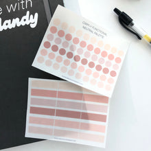 Load image into Gallery viewer, FUNCTIONAL NEUTRAL PALETTE Sticker Sheets
