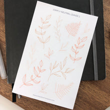 Load image into Gallery viewer, NEUTRAL LEAVES Sticker Sheets