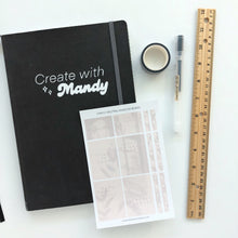 Load image into Gallery viewer, NEUTRAL SHADOW BOXES Sticker Sheet