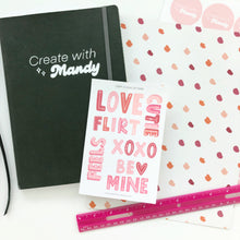Load image into Gallery viewer, LOVE LETTERS Sticker Sheet