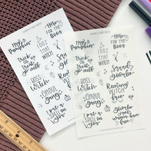 Load image into Gallery viewer, HEY BOO Sticker Sheet