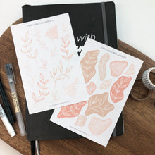 Load image into Gallery viewer, NEUTRAL LEAVES Sticker Sheets
