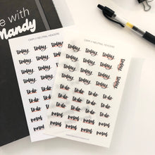 Load image into Gallery viewer, NEUTRAL HEADERS Sticker Sheet