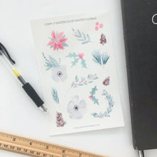 Load image into Gallery viewer, WATERCOLOR WINTER FLORALS