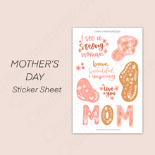 Load image into Gallery viewer, MOTHER’S DAY Sticker Sheet