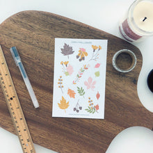 Load image into Gallery viewer, FALL LEAVES Sticker Sheet
