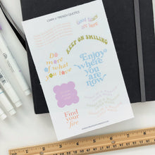Load image into Gallery viewer, TRENDY QUOTES Sticker Sheet