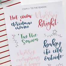 Load image into Gallery viewer, ‘TIS THE SEASON Sticker Sheet